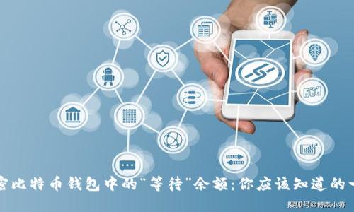 解密比特币钱包中的“等待”余额：你应该知道的一切