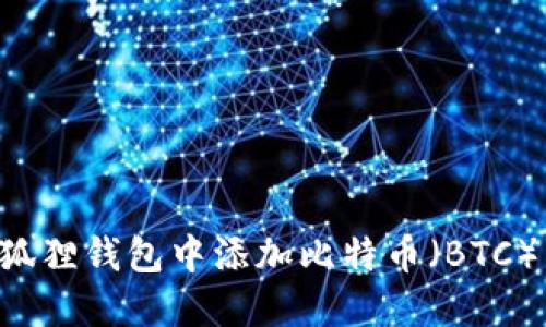 如何在小狐狸钱包中添加比特币（BTC）：详细指南